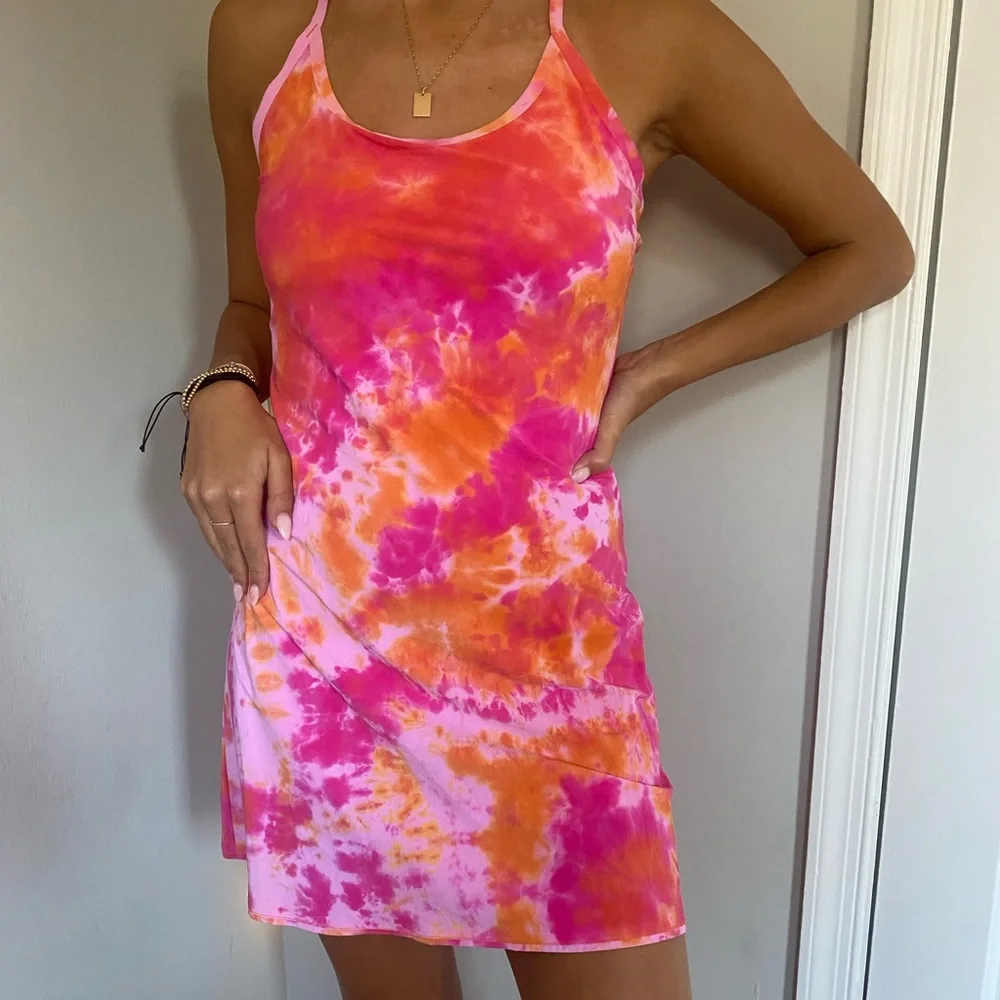 Outdoor Voices Tie-Dye Exercise Dress - Picture 1 of 4